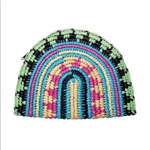 Bay Sky multicolored clutch